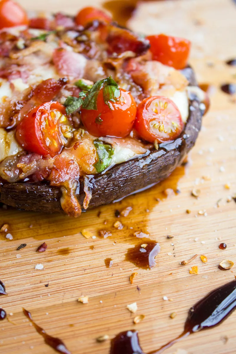 Bacon And Cheese Stuffed Portobello