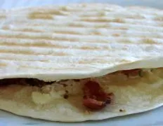 Bacon And Cream Cheese Quesadillas