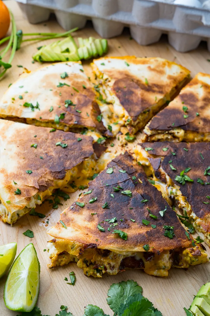 Bacon, Blue And Avocado Quesadilla