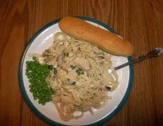 Bacon Chicken Alfredo Fettuccine