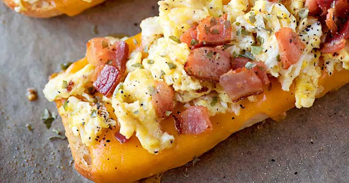 Bacon, Egg, And Cheese Breakfast Bread