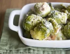 Bacon Parmesan Brussels Sprouts