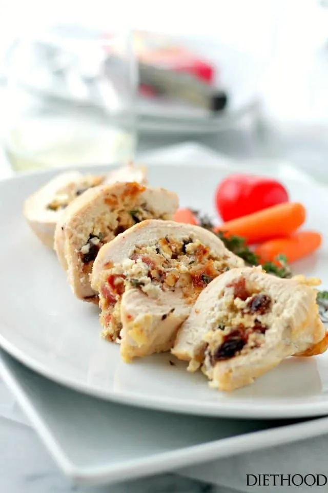 Bacon Stuffed Chicken Breast With Honey And