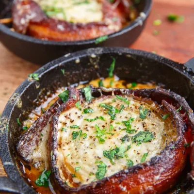 Bacon Wrapped Baked Onions