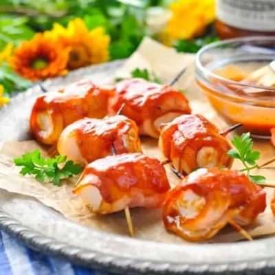 Bacon Wrapped Chicken Bites