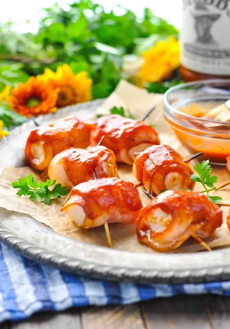 Bacon Wrapped Chicken Bites