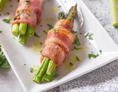 Bacon Wrapped Garlic Asparagus