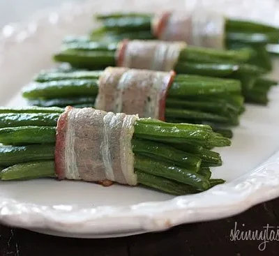 Bacon Wrapped Green Bean Bundles