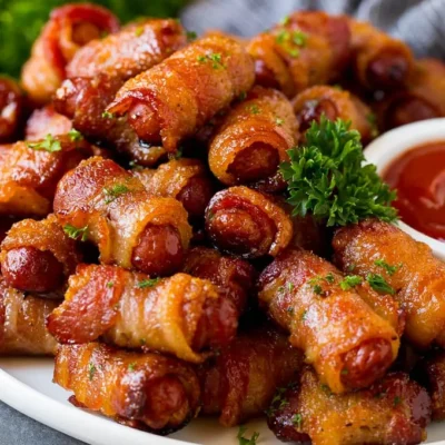 Bacon Wrapped Sausages