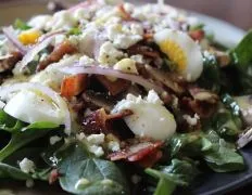 Bacon And Blue Cheese Spinach Salad Delight