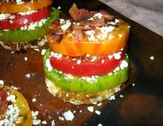 Bacon And Blue Cheese Stuffed Tomato Stacks