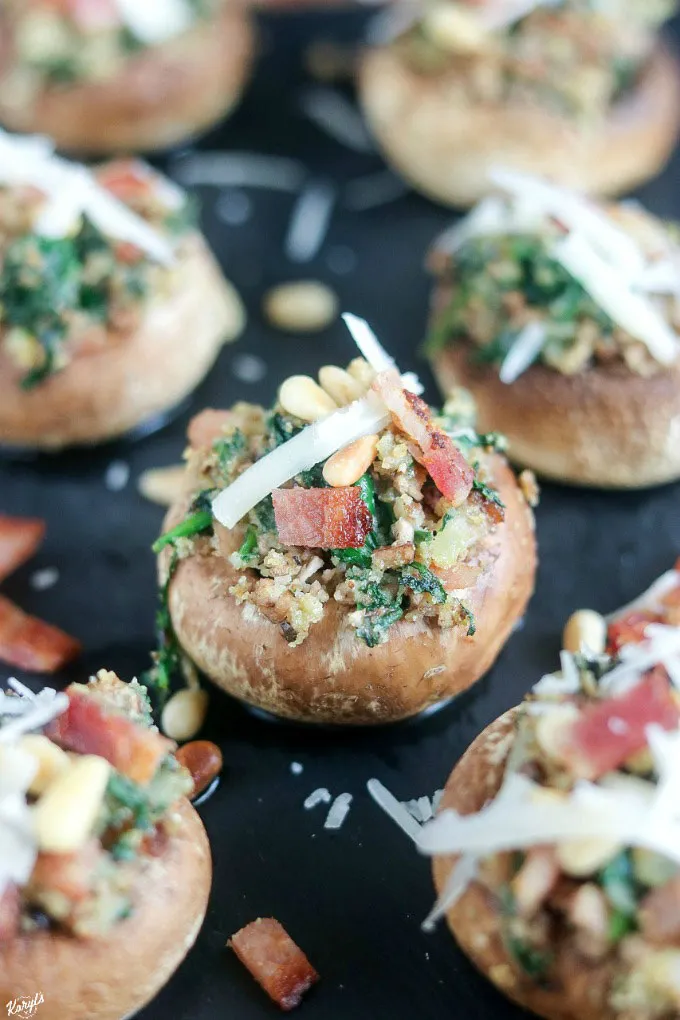 Bacon and Spinach Stuffed Mushrooms Recipe: A Delicious Appetizer Idea