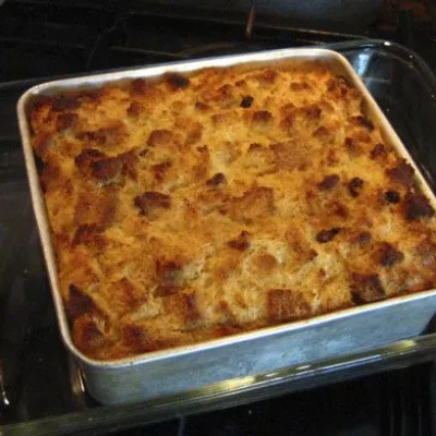 Baileys Irish Cream Bread Pudding