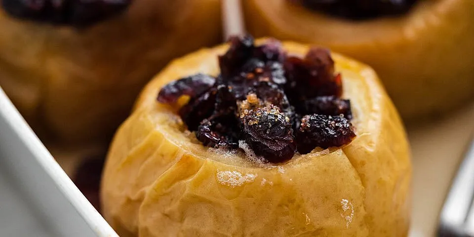 Baked Apples And Cranberries