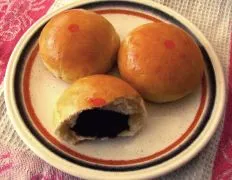 Baked Bao With Black Bean Paste