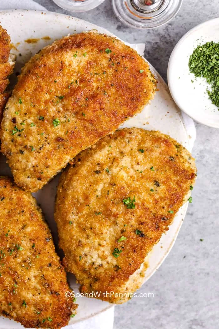 Baked Breaded Pork Chops