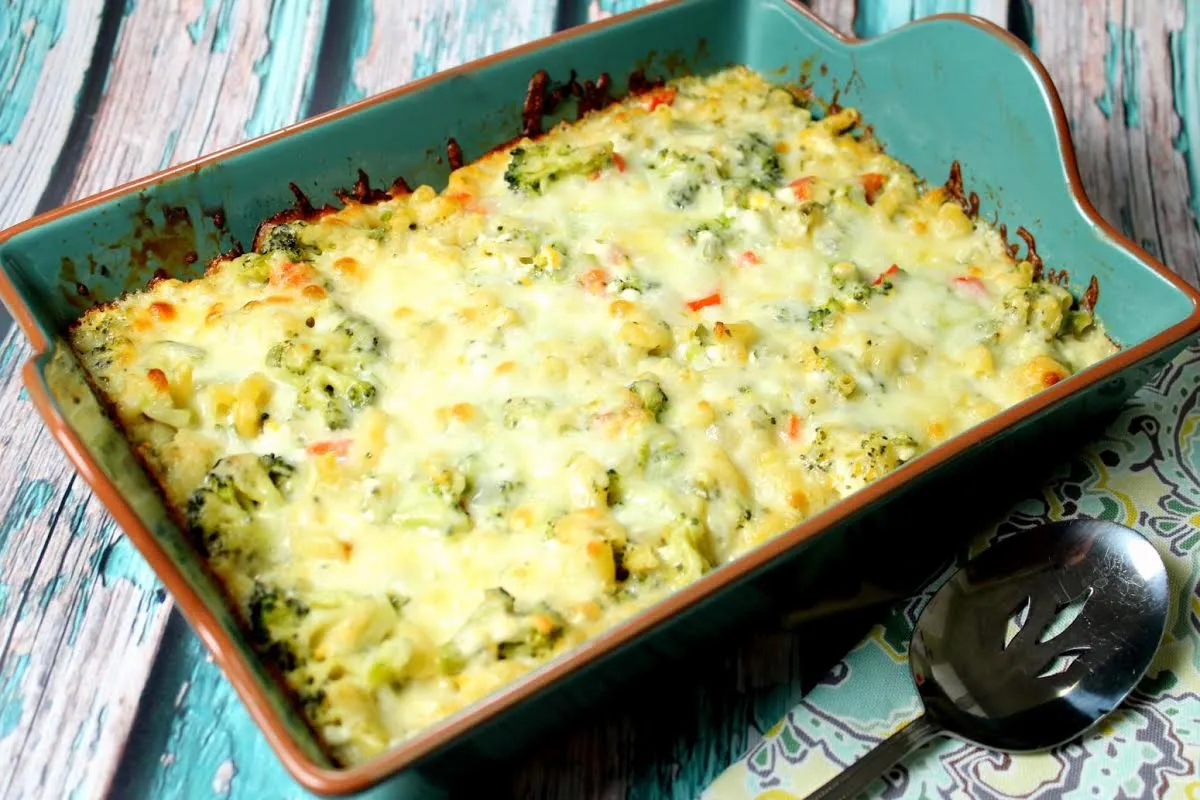 Baked Broccoli Macaroni And Cheese