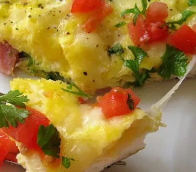 Baked Cheese Omelet