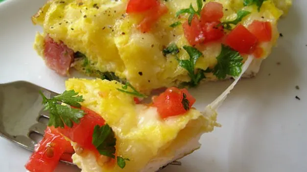 Baked Cheese Omelet