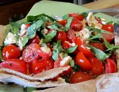 Baked Cherry Tomatoes And Feta