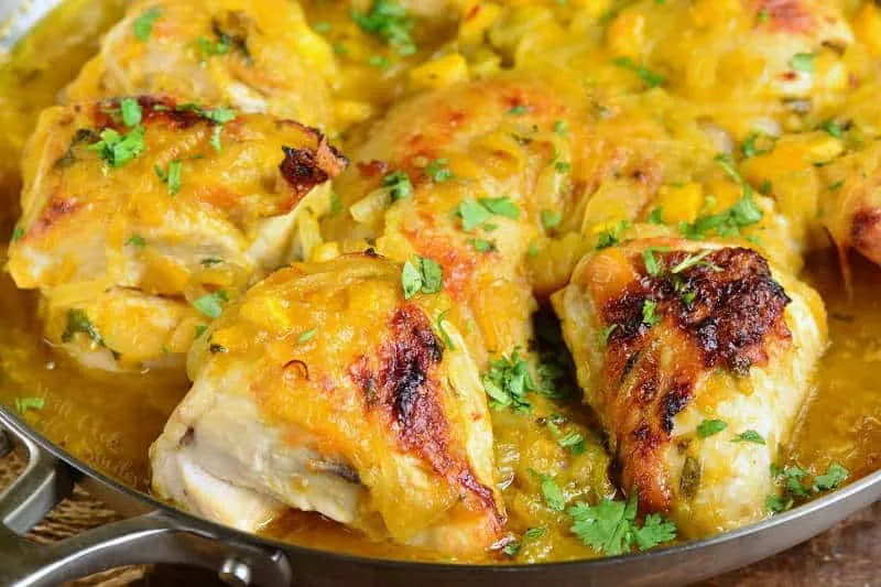 Baked Chicken Breasts With Mango Chutney