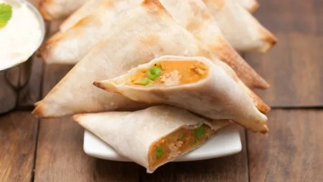 Baked Chicken Samosa