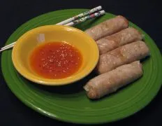 Baked Chicken Spring Rolls