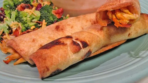 Baked Chicken Taquitos