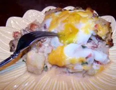 Baked Corned Beef Hash And Eggs