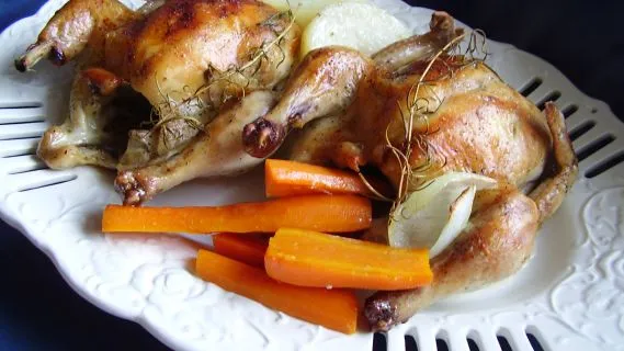 Baked Cornish Game Hens