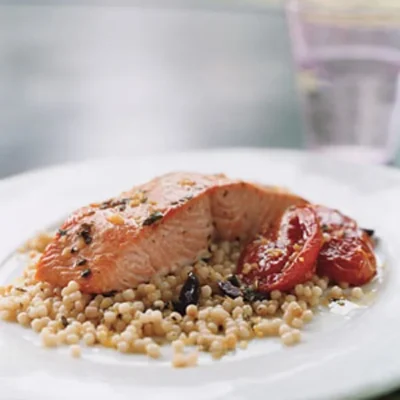 Baked Couscous With Tomatoes