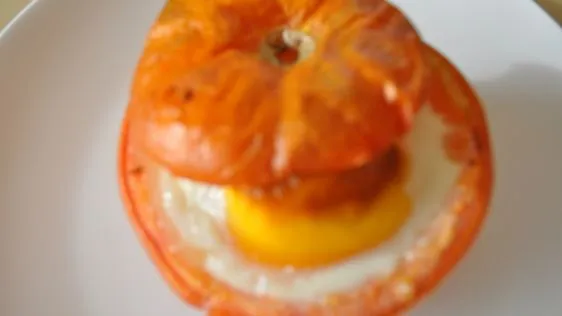 Baked Egg In Tomato