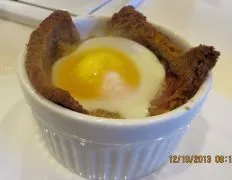 Baked Eggs In Maple Toast Cups