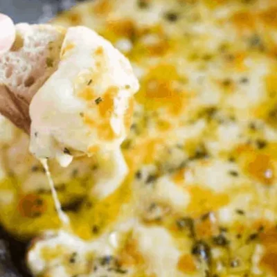 Baked Fontina With Garlic