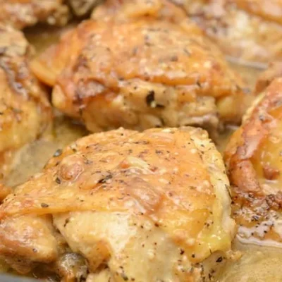 Baked Garlic Chicken Thighs Low Carb