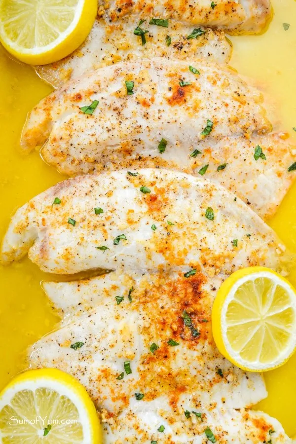 Baked Garlic Lemon Tilapia