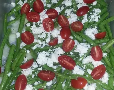 Baked Green Beans With Feta Cheese