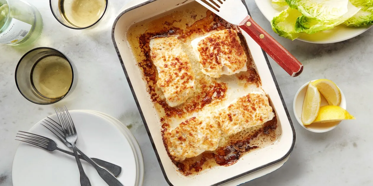 Baked Halibut With Cheese