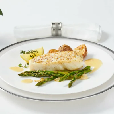 Baked Halibut With Filbert Butter