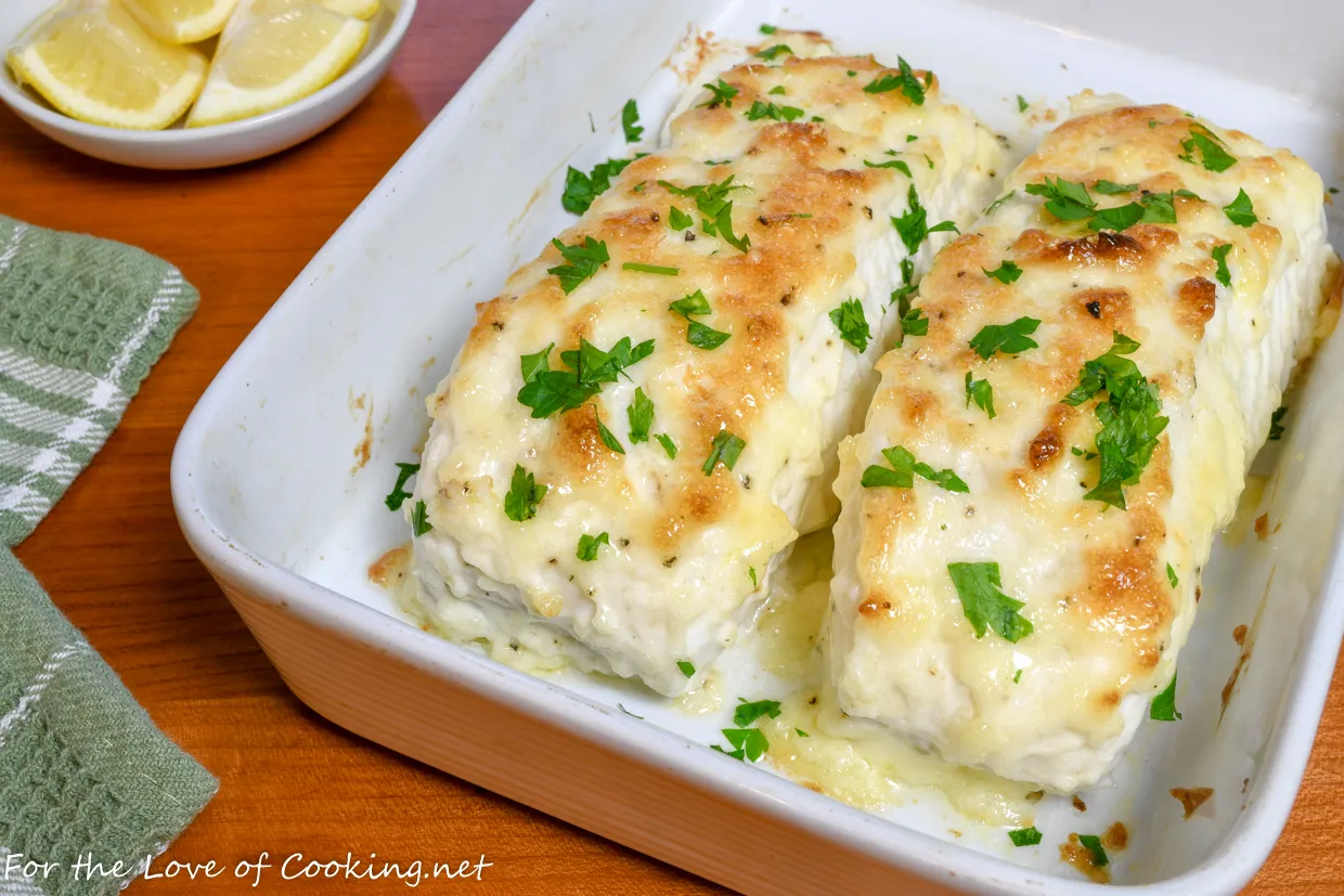 Baked Halibut With Parmesan