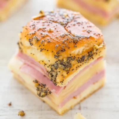 Baked Ham And Cheese Sandwiches