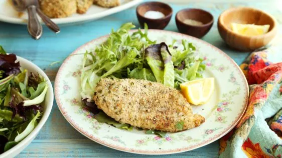 Baked Herb- Crusted Chicken Breasts