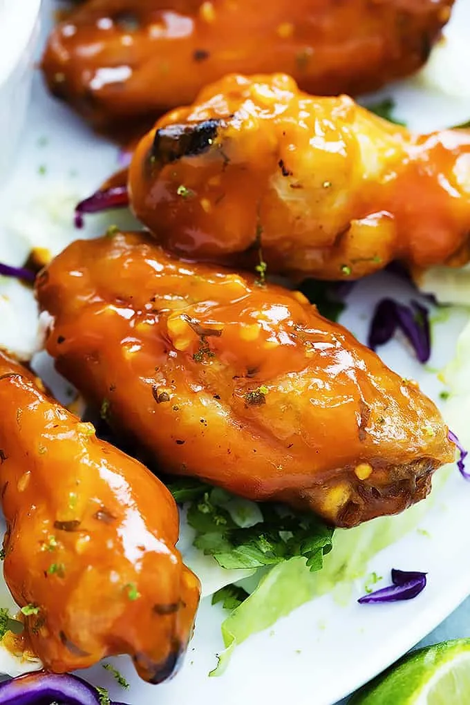 Baked Honey Lime Chicken Wings