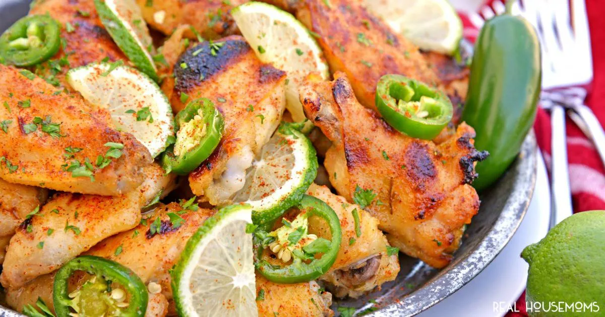 Baked Honey Lime Chicken Wings