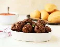 Baked Italian Meatballs