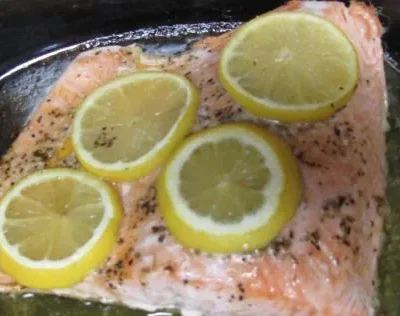 Baked Lemon- Butter Salmon