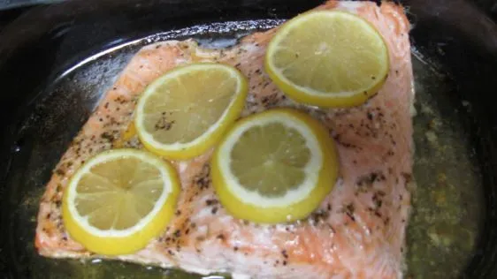 Baked Lemon- Butter Salmon