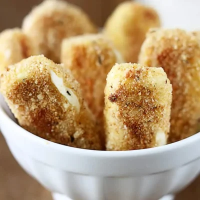 Baked Mozzarella Sticks