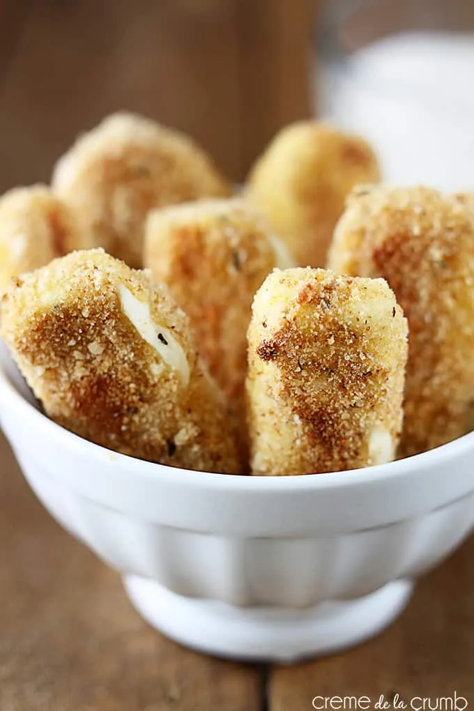 Baked Mozzarella Sticks