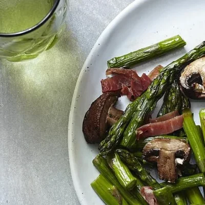 Baked Mushrooms With Prosciutto